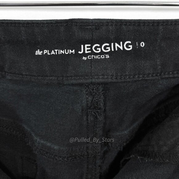 CHICO'S Comfortable Dark Wash Platinum Jegging - Size 0 - Good Condition! - Picture 7 of 9